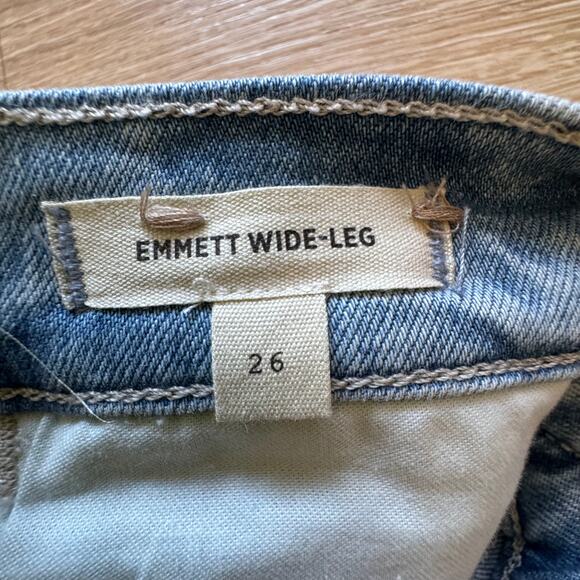 Madewell Women's Emmett Wide-Leg Jeans - Size 26 - Picture 3 of 9